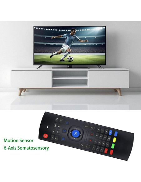 Control Remoto Air Mouse MX3 Pro Inalámbrico 2.4G con Teclado