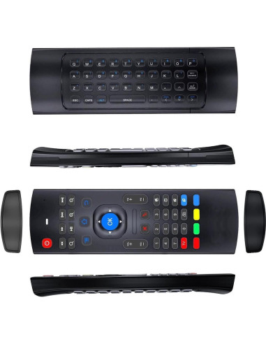 Control Remoto Air Mouse MX3 Pro Inalámbrico 2.4G con Teclado