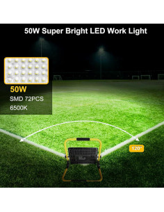 Luz de Trabajo LED 5000LM CREATESTAR con Soporte Ajustable 2