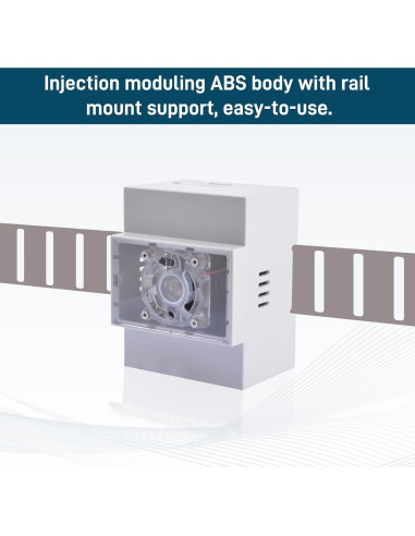 Caja para Raspberry Pi 5 GeeekPi con Enfriador Activo Negro