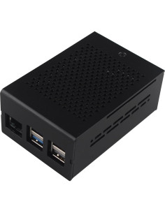 Caja de Aluminio ZDE para Raspberry Pi 5 con Soporte PCIe 2