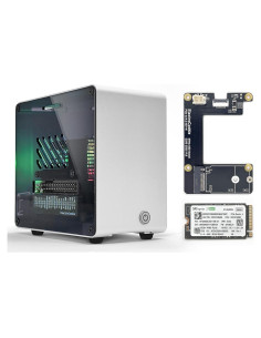 Caja Mini Torre ElectroCookie para Raspberry Pi 5 con HAT y SSD 256GB
