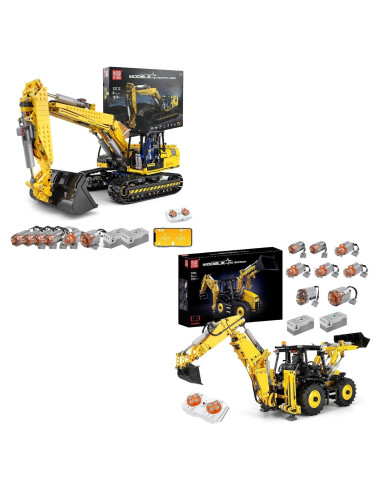 Set de Construcción Mould King 13112 Excavadora RC 2 en 1