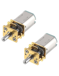 2 Motores de Reducción de Velocidad JUZITAO 6V 30RPM Mini Metal