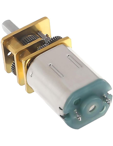 2 Motores de Reducción de Velocidad JUZITAO 6V 30RPM Mini Metal