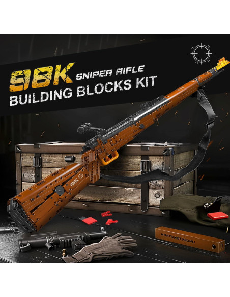 Mould King 14002 Rifle de Francotirador 1025 Piezas Mould King 14002 Rifle de Francotirador 1025 Piezas