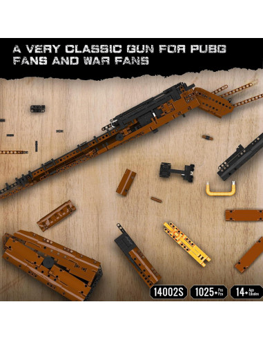 Mould King 14002 Rifle de Francotirador 1025 Piezas