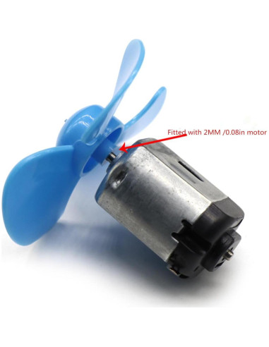 30 Hélices Mini 2mm Eje Skrnrhrery para Ventiladores