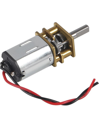 4 Motores de Engranaje Mini DC N20 3V-6V Metal para Robot DIY