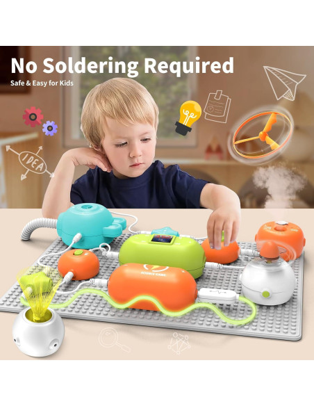 Kit de Circuitos Electrónicos RISUNTOY 31 Piezas 300+ Proyectos