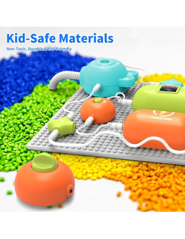 Kit de Circuitos Electrónicos RISUNTOY 31 Piezas 300+ Proyectos