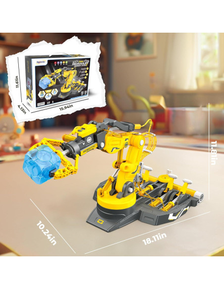 Brazo Robótico Hidráulico SMIESSKIDDO 3 en 1 - 220 Piezas STEM