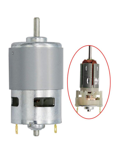 Motor DC 12V-24V 775 BestTong 10000RPM Doble Rodamiento