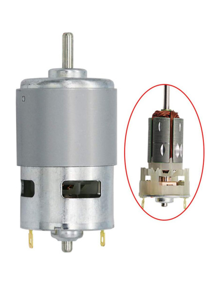 Motor DC 12V-24V 775 BestTong 10000RPM Doble Rodamiento