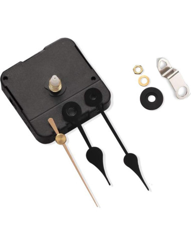 Kit de Mecanismos de Reloj HILLHOME 2 Piezas Sin Tictac