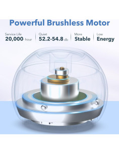 Mini Mezclador Vortex eLabPal 5000RPM Azul con 100 Bolas 2