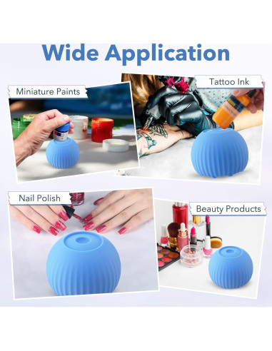 Mini Mezclador Vortex eLabPal 5000RPM Azul con 100 Bolas