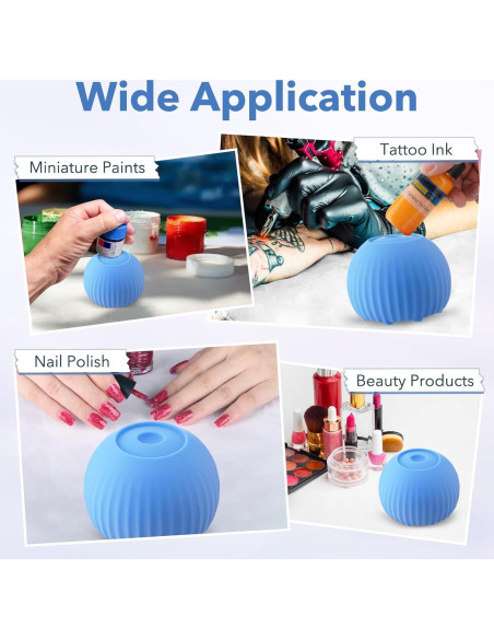 Mini Mezclador Vortex eLabPal 5000RPM Azul con 100 Bolas