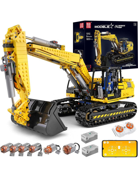 Set de Construcción Mould King 17007 Excavadora RC LTM11200