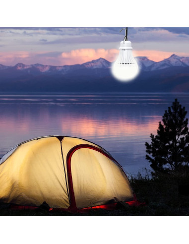 Paquete de 2 Bombillas LED USB VASTPOWER 5W con Cable 2.5m