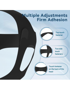 Correa Anti Ronquidos REROIO Ajustable Negro M 2