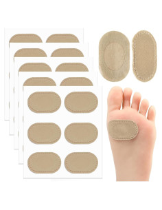 30 Almohadillas Protectores para Juanetes WY LIGHTING Albaricoque