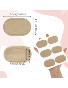 30 Almohadillas Protectores para Juanetes WY LIGHTING Albaricoque 2