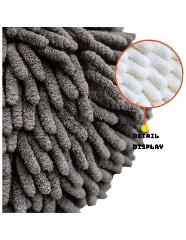 Bola de Toalla de Mano Colgante Chenille Absorbente 17.27 cm - 2 Pcs