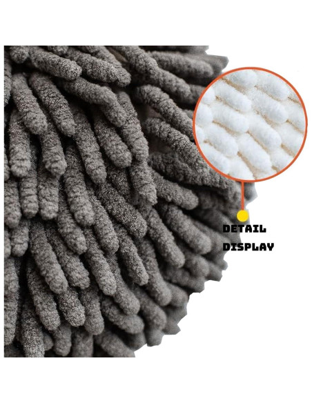 Bola de Toalla de Mano Colgante Chenille Absorbente 17.27 cm - 2 Pcs Bola de Toalla de Mano Colgante Chenille Absorbente 17.27 cm - 2 Pcs