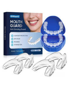 Protector Bucal Reutilizable SWturK para Rechinar Dientes - 4 Piezas