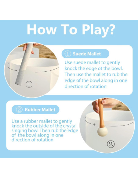 Juego de 7 Cuencos de Canto de Cristal 432HZ con Chakra