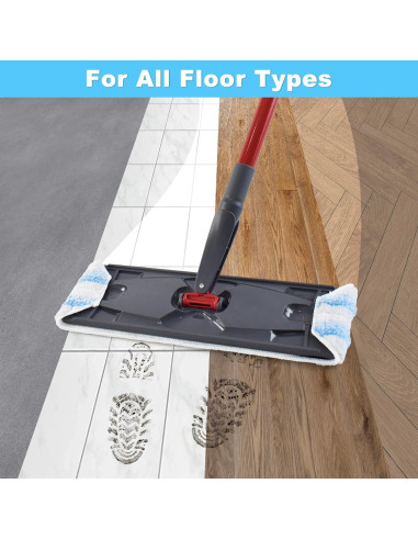 Paquete de 3 Paños de Reemplazo y Mango Ocedar H2prO