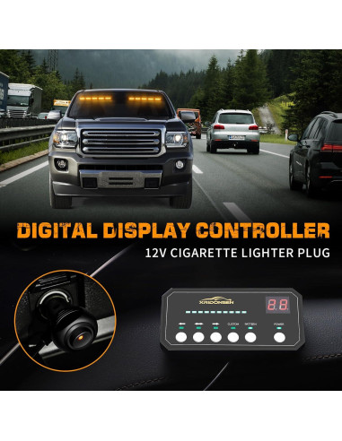 Luces Estroboscópicas Ámbar XRIDONSEN 2x 40 LED 1.90kg