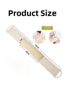 Esponja de Baño Exfoliante Lufa Natural 70cm Bepisof 2