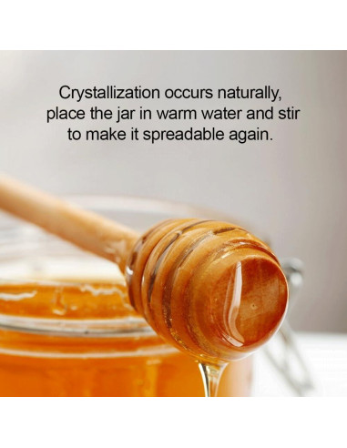 Miel Cruda Sin Filtrar Kevala 340 g - Sin Azúcar Añadido