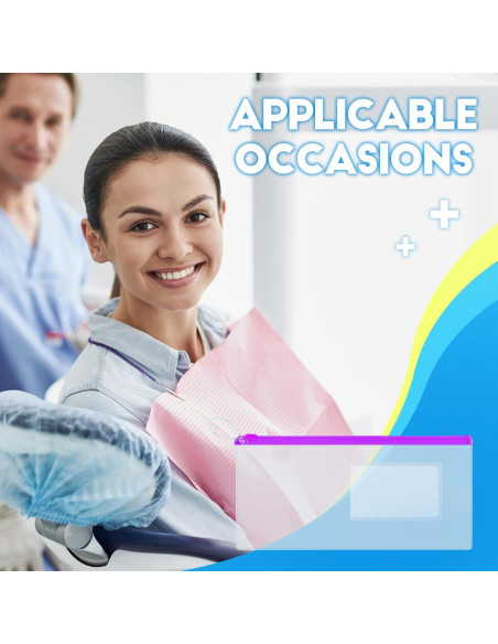 Bolsas de Cremallera Dental Timgle 200 Pcs 25x10 cm