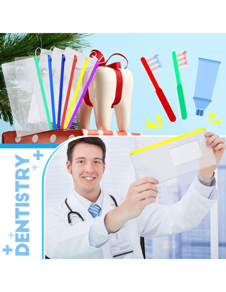 Bolsas de Cremallera Dental Timgle 200 Pcs 25x10 cm