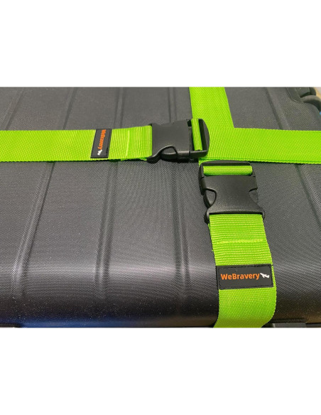 Correas de Equipaje Ajustables WeBravery 4Pcs Multicolor 200CM Correas de Equipaje Ajustables WeBravery 4Pcs Multicolor 200CM