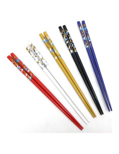 Juego de Palillos de Bambú Reutilizables JapanBargain 23 cm