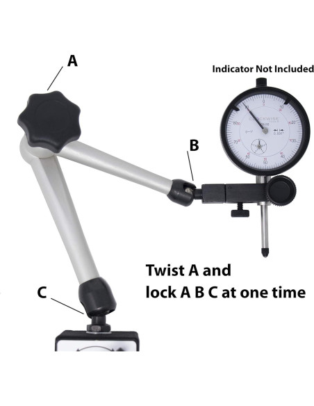 Base Magnética Clockwise Tools MGBR-01 Soporte 79.83kg