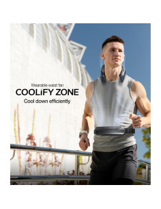 Ventilador Portátil de Cintura TORRAS COOLIFY ZONE 4000mAh 2