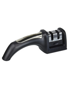 Afilador de cuchillos Ergo Chef Fastedge 2 etapas, negro
