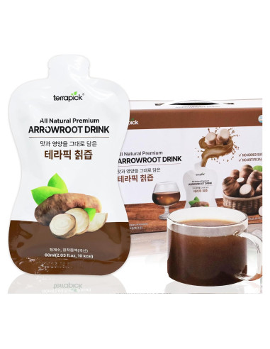 Bebida Natural de Arrurruz TerraPick 60ml x 30 Bolsitas