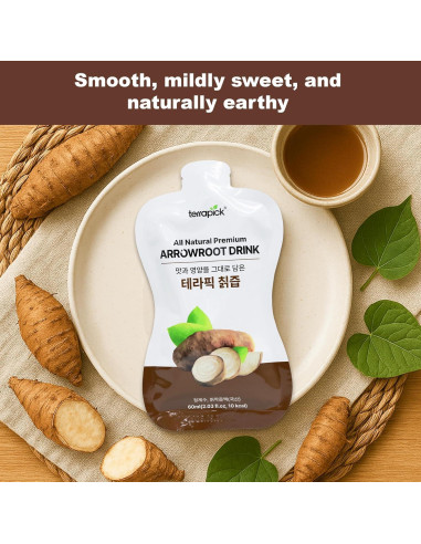 Bebida Natural de Arrurruz TerraPick 60ml x 30 Bolsitas