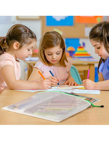 Bolsas de Malla con Cremallera JARLINK A3 12 Pcs 42x31 cm