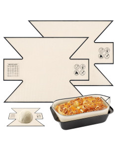 Forros de Silicona para Pan Cabipeove 2 Pcs Antideslizantes