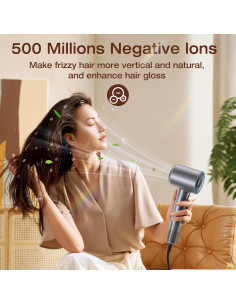 Secador de Pelo Profesional VivaEase 1400W Iónico Bajo Ruido 2