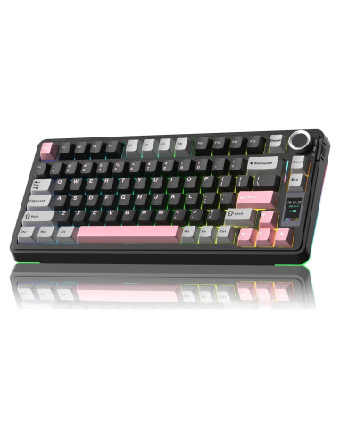 Teclado Mecánico Inalámbrico AULA S75 Pro RGB 75% PBT