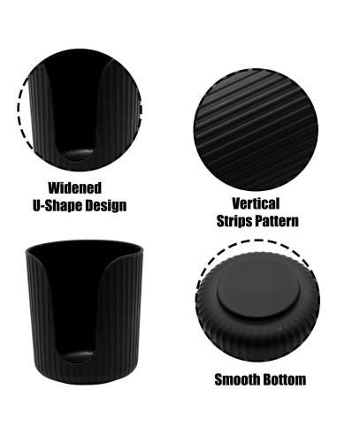 Dispensador de Tazas de Papel Wuyituart Negro 3oz-5oz