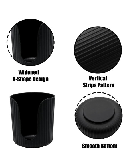 Dispensador de Tazas de Papel Wuyituart Negro 3oz-5oz